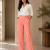 Emy Cotton Mixed Linen Pant - Image 2