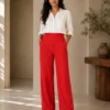 Emy Cotton Mixed Linen Pant - Image 3